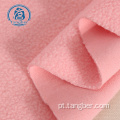 tecido com capuz de algodão polar de poliéster rosa escovado